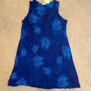 fish beach coverup / sundress